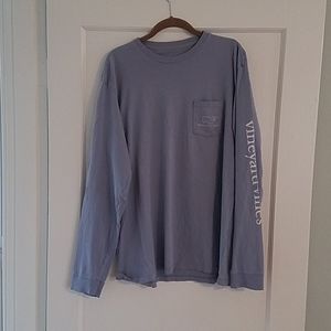 Large Vineyard Vines Long Sleeve Pocket T Shirt